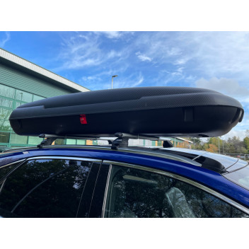 Image for Summit Car Travel Luggage Single Opening Roof Box - 400 Litre