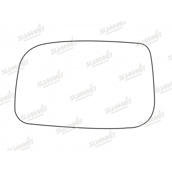 Image for Mirror Glass for Toyota Corolla Mark 9 2001 - 2007 - Left Hand Side