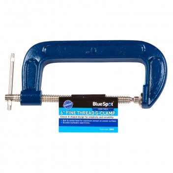 Image for Blue Spot 6" Fine Thread G-clamp