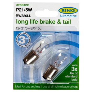Image for 12v P21/5w Longlife Brake and Tail Bulb