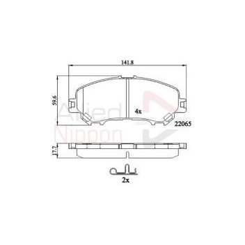 Image for Allied Nippon Brake Pads