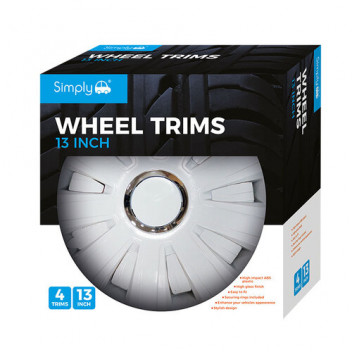 Image for 15" Simply Wheel Trims - Inferno White - Set of 4