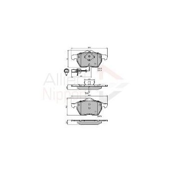 Image for Allied Nippon Brake Pads