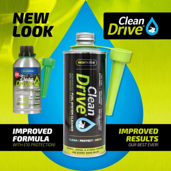 Image for Ecomotive Clean Drive Advanced Fuel And Exhaust System Cleaner Fuel Treatment - 450ml