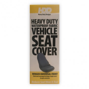 Image for Universal Winged Waterproof Front Seat Cover - Grey