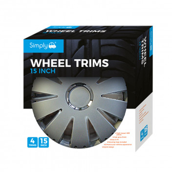 Image for 15" Simply Wheel Trims - Vortex - Set of 4