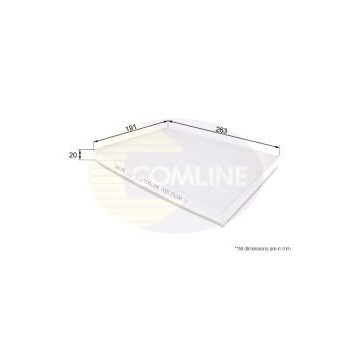 Image for Comline Cabin Pollen Paper Filter