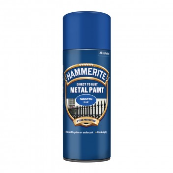 Image for Hammerite Metal Paint - Smooth - Blue - 400ml Aerosol