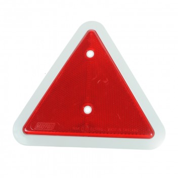 Image for Rear Reflective Trailer Triangle - White Surround