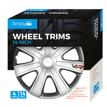 Image for 14" Simply Wheel Trims - Chromia - Set of 4