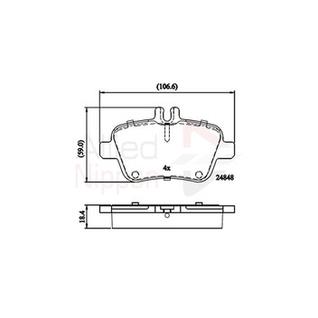 Image for Brake Pad Set