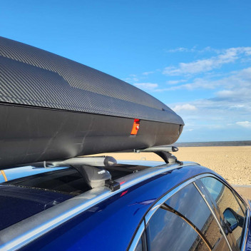 Image for Summit Car Travel Luggage Single Opening Roof Box - 320 Litre