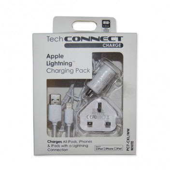 Image for TechConnect Apple Device Charging Kit - White