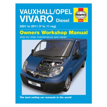 Image for Vauxhall/Opel Vivaro Diesel Manual 01-11