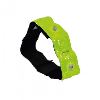 Image for Fluorescent Yellow Reflective Band with Lights