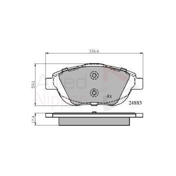 Image for Allied Nippon Brake Pads