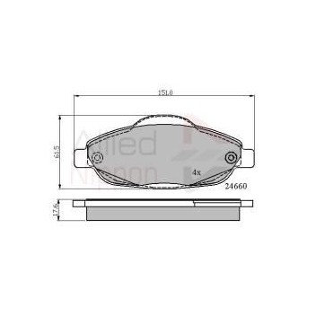 Image for Allied Nippon Brake Pads