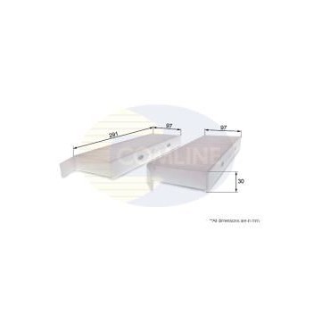 Image for Comline Cabin Pollen Paper Filter