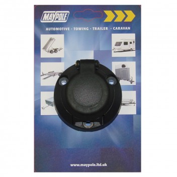 Image for 7 Pin Plastic Socket - Trailer/Caravan