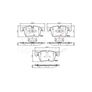 Image for Allied Nippon Brake Pads