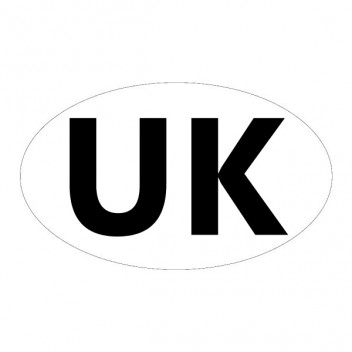 Image for UK Oval Vehicle Sticker