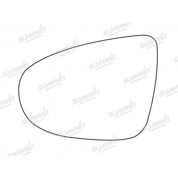 Image for Mirror Glass for Volkswagen Golf Mark 6 2008 - 2014 - Left Hand Side