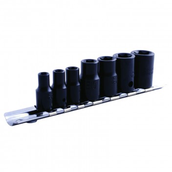 Image for Laser 3/8"D & 1/4"D Star Socket Set - 7 Piece