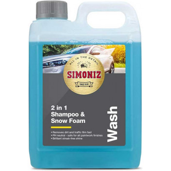 Image for Simoniz 2 in 1 Shampoo & Snow Foam - 2 Litres