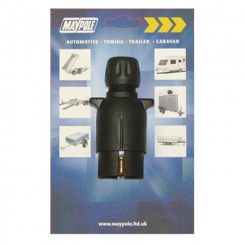 Image for 7 Pin Plastic Plug - Trailers & Caravans