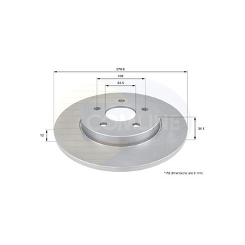 Image for (BP) Comline Brake Disc  (Single)