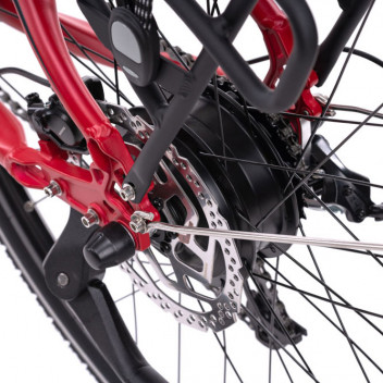 Oxygen S-Cross ST MKII e-Bike 13ah Matt Red - 17" Frame Image for Oxygen S-Cross ST MKII e-Bike 13ah Matt Red - 17" Frame