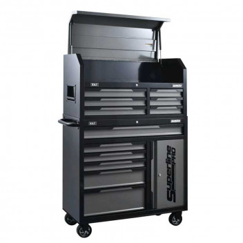 Image for Sealey Superline Pro Top Chest & Roll Cab Combination 12 Drawer - Grey