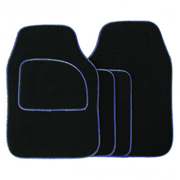 Image for Streetwize Carpet Mat Set - Black/Blue