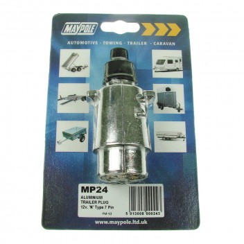 Image for Trailer Plug - Aluminium - 12v