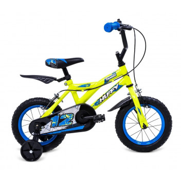 Huffy Pro Thunder Kids BMX Bike - Yellow - 12" Wheels Image for Huffy Pro Thunder Kids BMX Bike - Yellow - 12" Wheels