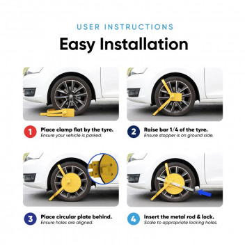 Image for Streetwize Full Face Wheel Clamp
