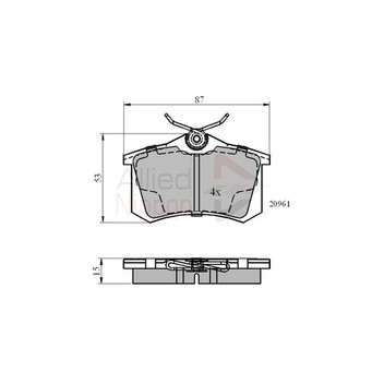 Image for Brake Pad Set