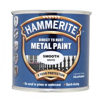 Image for Hammerite Metal Paint - Smooth White - 250ml