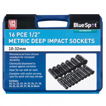 Image for Blue Spot 1/2" Deep Impact Sockets