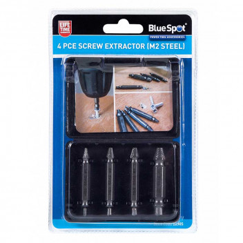 Image for Blue Spot M2 Screw Extractor - 4 Piece