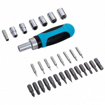 Image for Blue Spot Ratchet Screwdriver Socket Set - 30 Piece