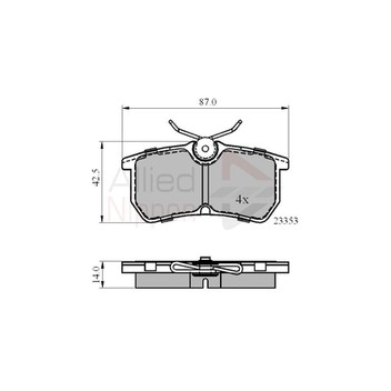 Image for Brake Pad Set