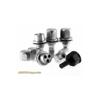 Image for 766 17mm Trilock Locking Wheel Bolts - Peugeot/Citroen O/E Flat