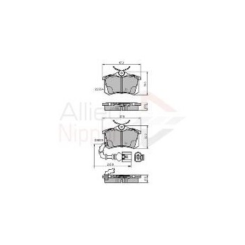 Image for Allied Nippon Brake Pads