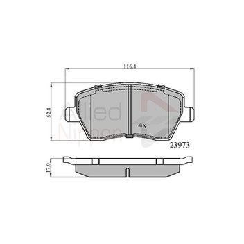 Image for Brake Pad Set