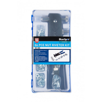 Image for Blue Spot 86pc Nut Riveter Kit M3-M8