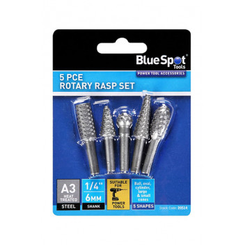 Image for Blue Spot 5 Piece Rotary Rasp Set