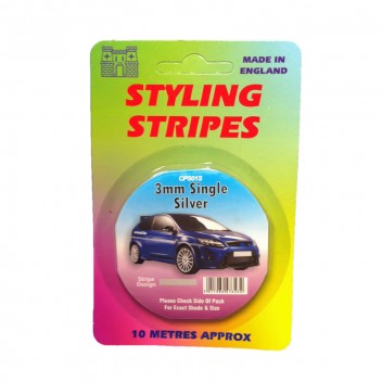 Image for 3mm Styling Stripe - Pin Silver - 10m