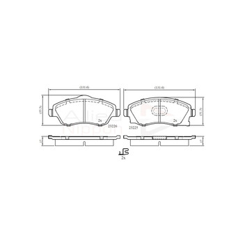 Image for Brake Pad Set