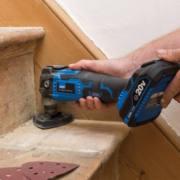 Image for Draper Storm Force® 20V Oscillating Multi-Tool (Sold Bare)